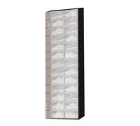 Genérico Over The Door Shoe Organizer - 26 Pockets Hangable Rack for Closet Efficiency | Breathable Fabric with Metal Hooks & Deep Fabric Slots for Footwear, Boot, Sneaker and High Heel Storage