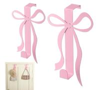 Genérico Over The Door Towel Hook - Metal, 2 Piece Bow Door Hangers