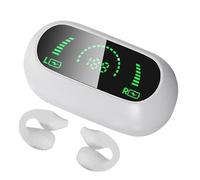 Genérico Over The Ear Earbuds,Gym Headphones - Ergonomic Headset with Charging Case, Lightweight, Secure Fit True Wireless Earphones with Long Battery Life, Waterproof For Travel Outdoor