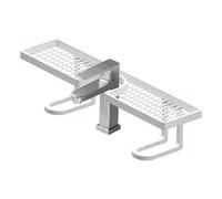 Genérico Over The Faucet Shelf Bathroom - 19,69 pulgadas U Shape No-Drill,Over The Bathroom Sink Organizer,for Toothbrushes Cups Cosméticos Shampoos Kitchen Hotel Dormitory RV 19,69 × 3,94 × 4,33