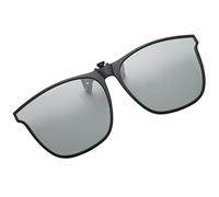 Genérico Over The Glasses Sunglasses - Clip On Sunglasses Over Prescription Glassess | Polarized Flip-Up Sun Glassess UV Protection | UV Protection Sunglassess | Unisex Lightweight Rimmed Eyewear