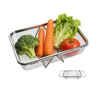 Genérico Over The Sink Dish Drying Rack - Sink Dish Holder Draining Rack | Extendable Drainer Basket Stainless Steel For Bowls Cups Mugs Tableware Chopsticks Forks Spoons Kitchen Utensils