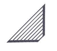 Genérico Over The Sink Dish Drying Rack - Triangular Folding Sink Organizer with Anti-Rust Silicone-Wrapped Metal | Space-Saving Roll-Up Drainer For Plates, Cups, Sponges & Fruit | Non-Slip Kitchen