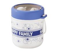 Genérico Overnight Oats Container, aislado Soup Container, Microondas Safe Heating Cereal Bowl Jar con Lid, portátil Snack and Lunch Box for Switting, Short Distance Travel, School Meals