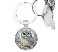 Genérico Owl Keychain for Purse - Owl Pendant Keychain, Novelty Cute Car Pendant Bag Key Ring for Her Sister Girl Birthday