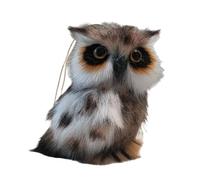 Genérico Owl Plush Toy, Owl Stuffed Animal, Hangable Pendant with Loop Realistic Vivid Eye Design DollDecor For Wall Door Tree Bag Party Kids Backpack