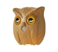 Genérico Owl Shape Night Light - Motion Sensor Lamp | 9x7.8cm Magnetic Lamp with 3 LED Colors, ABS Owl Lamps with Type-C Charging, Battery Powered Night Light for Cabinet Ceiling