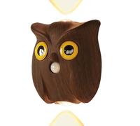Genérico Owl-Shaped Motion Sensor LED Wall Light | 3 Color Magnetic Battery Lamp | 1200mAh Type-C Rechargeable Night Light | Smart Hallway Staircase Corridor Bedroom Decor