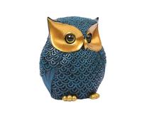 Genérico Owl Statue Decor Gift for Owl Lovers Compact Modern Cute Ornament Animal Figurine for Office Table Desk Living Room Decoration