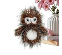 Genérico Owl Stuffed Animal - 25 cm Cute Realistic Ornament Decor - Small Stuffed Owl - for Garden School Classroom Party Kindergarten Preschool Grade