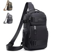 Genérico Oxford Cloth Chest Bag for Men Outdoor Sling Crossbody Daypack | Water-resistant build, lightweight daily carry, adjustable strap, multi-pocket design, hands-free use