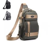 Genérico Oxford Cloth Chest Bag for Men Outdoor Sling Crossbody Daypack | Water-resistant build, lightweight daily carry, adjustable strap, multi-pocket design, hands-free use