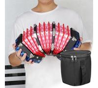 Genérico Oxford Cloth Hexagon Case - Carrying Bag | Hurdy Gurdy Instrument Tote For,Large Zipper Pouch, Professional Concertina Storage For Home, Travel, School