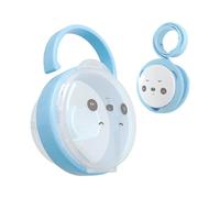 Genérico Pacifier Holder, Panda Pattern Pacifier, 4.13x2.95in Versatile Chain Box Set, Dustproof Cover, Portable Toddler Accessory for Boys, Girls, Travel, Outdoor Use