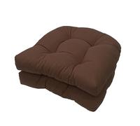 Genérico Pack 2 Cojines Lounge Exterior, Cojin Asiento Muebles Mimbre Jardín, Suave y Acogedor Impermeable Cojín de Sillón, Ideal para Comedor Terraza Sala y Restaurante