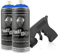 Genérico Pack 2 Full Dip Vinilo Liquido Mate 400Ml (Azul)