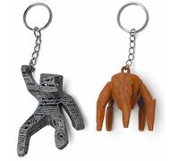 Genérico Pack 2 LLaveros Figuras Project Hail Mary - Rocky y Grace estatuas colgantes - Coleccionable Inspirado en la película Proyecto Hail Mary - Alienígena y astronauta Proyecto Salvación