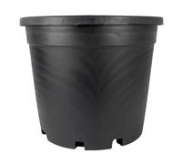 Genérico Pack 25 Macetas de Cultivo de 16L con Drenaje - Uso Profesional en Viveros Resistente a UV y Heladas - Ideal para Grow Indoor Outdoor - 30x33x29,5 cm - Color Negro