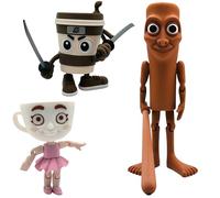 Genérico Pack 3 Figuras XL Brainrot Italian Memes - Capuccino Assassino, Ballerina Capuccina y Tung Tung Tung Sahur - Capuchino Assesino Bailarina Capuchina y Tung Tung Tung Saur - Coleccionables