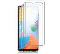 Genérico Pack 3x Protector Pantalla compatible para Xiaomi Redmi 10C, Vidrio cristal templado, dureza 9H, sin burbujas, antiarañazos