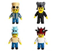 Genérico Pack 4 Figuras Coleccionables 99 Noches en el Bosque - Set Niños Perdidos -Dinosaurio, Koala, Kraken y Calamar - Arte en Impresión 3D PLA (18x12x3 cm) - 99 Nights in The Forest