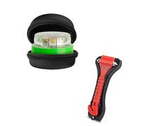 Genérico Pack BALIZA V16 GEOLOCALIZABLE JBM + Estuche + Martillo Emergencia