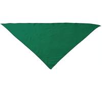 Genérico Pack de 100 Pañuelos Triangulares para Fiestas - ¡Añade Color y Alegría a tus Celebraciones! - fiestas populares peñas o charangas. (Verde Kelly, 100cm ancho x 70cm lados)