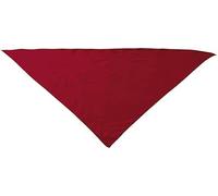Genérico Pack de 100 Pañuelos Triangulares para Fiestas - ¡Añade Color y Alegría a tus Celebraciones! - fiestas populares peñas o charangas - Adulto: 100cm x 70cm, rojo loto