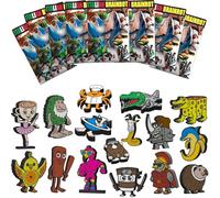 Genérico Pack de 8 Figuras 3D Sorpresa Brainrot Italian Memes - Colección Oficial de 100 Figuras 3D de los Brain Rot Memes Italianos - 8 Sobres Sorpresa - Tralalero, Tung Tung, Capuchino