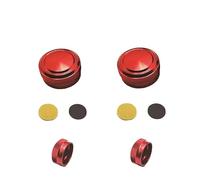 Genérico Pack of 2 Fishing Reel Metal Nut Brake Knob Baitcasting Bolt for Shimano for SLX SLXDC Replace Parts (Red 2pcs)