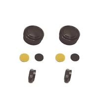 Genérico Pack of 2 Fishing Reel Metal Nut Brake Knob Baitcasting Bolt for Shimano for SLX SLXDC Replace Parts (Black 2pcs)