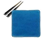 Genérico Pack of 2 Leather Polishing Cloths - Pool Cue Cleaner, Billiard Cue Maintenance Accessory with Gentle Care, Home & Club Game Room Use, Travel & Daily Care, Cues Cleaning Tool for Players