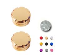 Genérico Pack of 2 Replace Parts New Fishing Wheel Mechanical Brake Trim Knob Nut for DAIWA Steez A Spool Tension Knob (Champagne 2pcs)