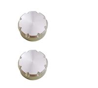 Genérico Pack of 2 Replace Parts New Fishing Wheel Mechanical Brake Trim Knob Nut for DAIWA Steez A Spool Tension Knob (Silver 2pcs)