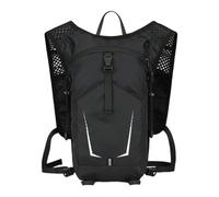 Generico Packable Backpack - 15L Lightweight | Nylon Polyester Oxford - Waterproof Hiking Cycling Outdoor Travel Sports Gym Reflective Men Women Adventure Bag, Negro , Consulte la descripción