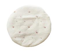 Genérico Padded Play Mat, Round Kids Crawling Pad, Soft Detachable Floor Mat, Non-Slip Activity Surfaces, Cushioned Baby Playroom Rug, Made from Cotton Material, 33.46inches
