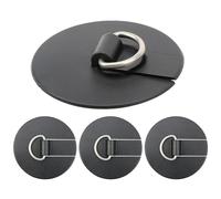 Genérico Paddle Board D Rings, 4 Pieces Paddleboard Accessories for Inflatable Boat Kayak Deck Mount, Heavy Duty Tie Down Points, Marine Hardware Kit, Water Sports Category for Fishing Touring Travel