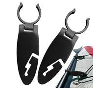 Genérico Paddle Board Fin Clips - 11x3.3cm ABS Expandable Clamp, 2 Pieces Easy Install Fasteners, Surfboard Accessory, Secure Fit | Water Sport Gear for Men Women Teens Cyclists Athletes Golfers
