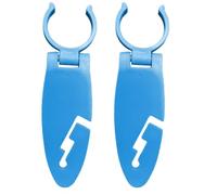 Genérico Paddle Board Fin Clips - ABS 11x3.3cm | Expandable Clamp, Paddle Board Fasten Clip | Easy Install Water Sport Accessory For Teens Cyclists Athletes Golfers Outdoor Use