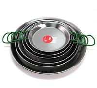 Paellera de acero pulido de ø 60 x 6 cm