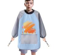 Genérico Paint Apron For Kids | Waterproof Paint Apron Art Smock | Skin Friendly Adjustable Smock Craft | Waterproof Painting Aprons For Kids F0r Arts Baking Gardening Artist Party Supplies Cooking