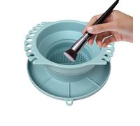 Genérico Paint Brush Cleaner Cup - Silicone Washer, Foldable Rinse Container for Art Class, Non Spill Basin with Easy Cleaning, Home Studio, Portable Brush Washer for Kids Room and Teen Space