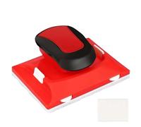 Generico Paint Edger Tool | ABS, rojo, 12 x 9 x 5 cm, 110 g | Látex Paint Flat Edge Cutter With 1 Replacement Pad | Wall & Ceiling Trimmer For Perfect Edges