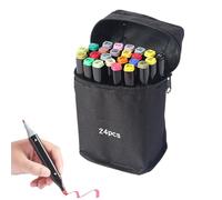 Generico Paint Markers, Double Tip Poster Markers - Art Supplies Kit With Storage Bag | Pens For Adults, Kids, Artists, School, Classroom, Travel, Scrapbooking, DIY Crafts, Canvas, Paper, Wood, Gl