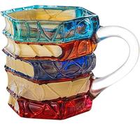 Genérico Painted Book Mug,3D Painted Book Coffee Cap,Novelty Unique Books Coffee M-ug