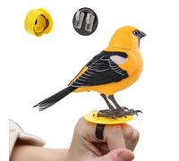 Genérico Pájaro Hablando - Figuras de pájaro infantil | Mascota Electrónica Escritorio Realista con Interacción Hablante para Niños Pequeños Utilizable al Aire Libre para Viajes Y Sala D