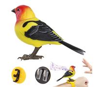 Genérico Pájaro Hablando | Figuras Pájaros Niño - Pájaro Hablando Electrónico Lindo Realista Decoración Dormitorio Actividad Sala Juego Viajes