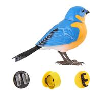 Genérico Pájaro Hablando - Pájaro Cantando Eléctrico - Hablando Electrónico Lindo Realista Decoración Dormitorio Juguete Actividad Sala Juego Viaje