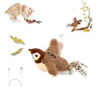Genérico Pajaros para Gatos, PáJaro Volador para Gatos, Pajaro Volador Juguete para Gatos, Juguete Gato Pajaro Volador, Pajaro Que Vuela para Gatos, Flapping Bird Cat Toy, Flying Bird Cat Toy (A)
