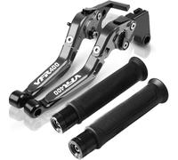 Genérico Palanca de freno de moto Para Honda Vt750s Vt750 S 2004 2005 2006 2007 2008 2009 2010 2011 2012 Palancas de embrague de freno ajustables de aluminio CNC para motocicleta Palancas de